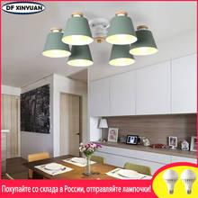 Lámpara de araña LED de estilo nórdico, iluminación artesanal de forja cálida, para cocina, sala de estar, dormitorio y comedor, E27LED 2024 - compra barato