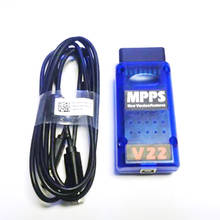 MPPS V21 Авто ECU чип тюнинг интерфейс MPPS V16 для EDC15 EDC16 EDC17 MPPS 18 Многоязычный CAN Flasher Remap кабель 2024 - купить недорого