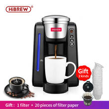 HiBREW filter Coffee Machine K-Cup brewer, Kcup Single Cup Coffee Maker Capsule Coffee Machine  Automatic Coffee Maker powder 2024 - buy cheap