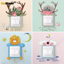 Sunchamo  Switch Panel Stickers Decoration Light  Wall Protective Cover 3D Creative Modern Simple Home Decor Sunchamo  2024 - buy cheap