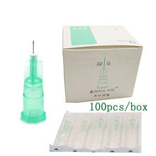 32G needle Piercing Transparent Syringe Injection glue Clear Tip Cap For Pharmaceutical injection needle 32G 4mm 13mm 2024 - buy cheap