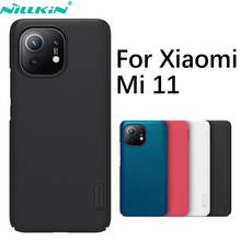Чехол NILLKIN для Xiaomi Mi 11, Super Frosted Shield, матовая задняя крышка из ПК для Mi11 11i Pro Lite Ultra 5G 4G 2024 - купить недорого