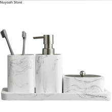 Taza de cerámica para cepillado de baño, soporte para cepillo de dientes, caja de almacenamiento, bandeja, accesorios de decoración para el hogar 2024 - compra barato