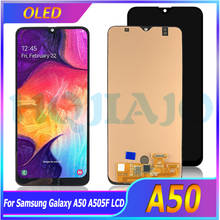 Pantalla LCD OLED para móvil, montaje de digitalizador con pantalla táctil para Samsung Galaxy A50, SM-A505FN/DS, A505F/DS, A505 2024 - compra barato