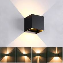 12W LED Wall Lamp Indoor Outdoo Waterproof Light IP65 Adjustable Beam Angle Design Cube LED Bedroom courtyard Porch wall sconce 2024 - buy cheap