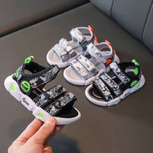 KINE PANDA Boys Sandals Summer Kids Shoes Cool Camouflage Toddler Baby Boy Children Beach Sandals 1 2 3 4 5 6 Years Old 2024 - buy cheap