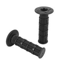 Manoplas para guidão de motocicleta, preto, borracha, scooter, quad, 22mm 2024 - compre barato