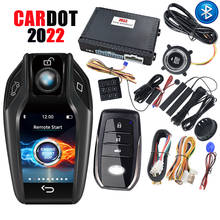 Cardot LCD Key FOB Remote Smart Central Lock Pke Keyless Entry Remote Starter Engine Start Stop Car Alarms For Brazil Market 2024 - buy cheap