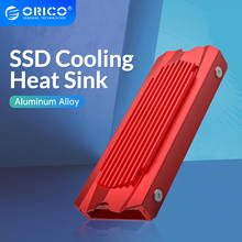 ORICO радиатор SSD охлаждения радиатора рассеивания тепла радиатора для M.2 NGFF PCI-E NVME 2280 SSD Алюминий теплоотводящий кулер 2024 - купить недорого