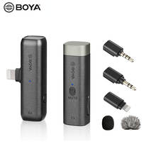 BOYA BY-WM3 2,4 ГГц Беспроводная микрофонная система для смартфонов планшетов DSLR для видеографов 2024 - купить недорого