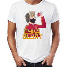 Camiseta de manga curta de algodão unissex, camiseta engraçada de bebida russa, estampa de pica e vareta 2024 - compre barato