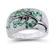 Женские кольца из стерлингового серебра 925 пробы, простой дизайн цветов, зеленый, фиолетовый, синий, фианит, белое золото, обручальное кольцо, бижутерия 2024 - купить недорого