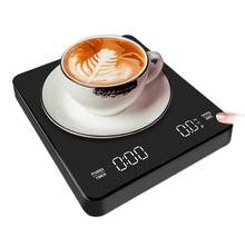 Coffee Scale Black Mirro Electronic Digital Scale Waterproof Kitchen Scale With Timer 3KG/0.1g Smart Digital Jewelry Scale USB 2024 - buy cheap
