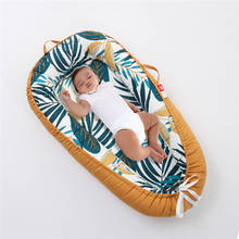 Cama nido de dormir para bebé, cojín Protector extraíble para recién nacido, cuna de algodón para bebé 2024 - compra barato