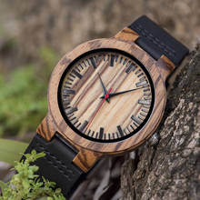 relogio masculino BOBO BIRD Men Watch wooden Quartz Wristwatches Business Male Christmas Gifts Clock kol saati Drop Shipping 2024 - buy cheap