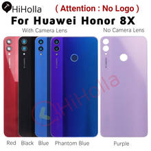 Funda de batería para Huawei Honor 8X, Panel trasero de cristal, puerta trasera de la carcasa, con lente de cámara de repuesto para Honor 8X 2024 - compra barato