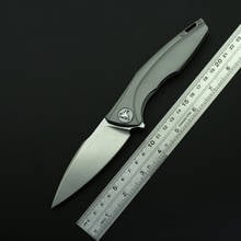 GODFUR Beast Folding Knife D2 Blade Titanium Handle Outdoor Camping Hunting Survival Self-defense Pocket Fruit Knives EDC Tools 2024 - buy cheap