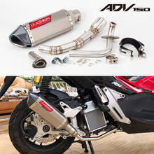 X ADV 150 Motorcycle Exhaust X-Adv 150 Exhaust Pipe Adv150 Front Hexagon Silent X-ADV Exhaust Muffler 2024 - buy cheap