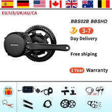 Bafang-motor sem escova para bicicleta elétrica bbshd, kit de conversão para ebike, 1000w, 750w, 500w, 350w e 250w 2024 - compre barato