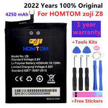 100% New Original HOMTOM zoji Z8 Battery 4250 mAh For HOMTOM zoji Z8 Smart Phone Batteria +Free Tools 2024 - buy cheap