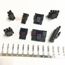 30 Sets Molex Micro-Fit 3.0 mm Connector MX3.0 Single Row Female Housing+Terminals 2/3/4/5/6 Pin 43640 Series   Package: include