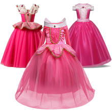 Girls Aurora Dress Sleeping Beauty Bella Fancy Children Princess Dress For Halloween Cosplay Costume Kids Birthday Party Dresses 2024 - buy cheap