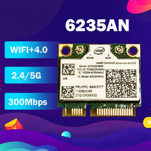 For intel Centrino Advanced-N 6235  6235AN  6235ANHMW FRU 04W3777 300Mbps Half Mini PCI-e Wireless bluetooth4.0 Card for IBM 2024 - buy cheap