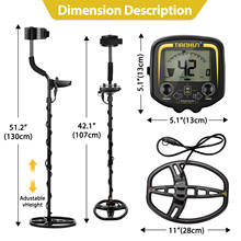 Novo TX-850 detector de metais profissional profundidade subterrânea detector de metais com fones de ouvido ouro detector de tesouro caçador pinpointer 2024 - compre barato