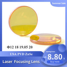 Startnow CO2 Laser Focusing Lens USA CVD ZnSe Dia 12 18 19.05mm 20 FL 38.1 50.8 63.5 76.2 101.6 For Laser Cutting Machine Parts 2024 - buy cheap