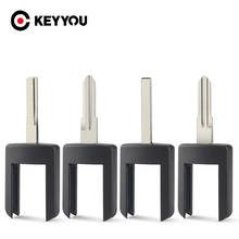 KEYYOU 2 кнопки дистанционного брелока корпус для Vauxhall Opel Corsa Agila Meriva комбинированный Автомобильный ключ оболочки Чехол 2024 - купить недорого