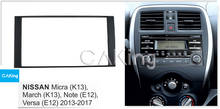 Moldura adaptadora de placa facial para nissan micra (k13), march (k13), note (e12), versa (e12), versão 2013 a 2017, placa facial 2024 - compre barato