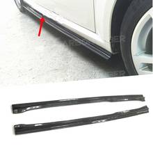 Carbon Fiber Side Skirts Aprons For Audi TT TTS TTRS 2014- 2017 BT Style Door Sill Stripe Car Styling 2024 - buy cheap