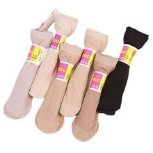 20 Pair/ lot Fashion New Summer Autumn Pure Colors Quality Stereotype Women Girl Silk Socks Cool Breathable Sexy Black Skin Sock 2024 - buy cheap