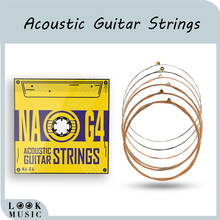 NAOMI 6pcs Acoustic Guitar Strings Hexagon Alloy Core Phosphor Bronze Strings Set Guitar Accessories Guitar Parts 2024 - buy cheap