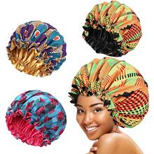 Chapéu de cetim de ancara com padrão africano, tamanho extra grande, chapéu de noite com aba grande e turbante, para mulheres, de flores 2024 - compre barato