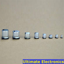 10Pcs/Lot SMD Electrolytic Capacitor 2.5V 4V 6.3V 10V 16V 25V 50V 100V 1uF 2.2uF 4.7uF 10uF 33uF 47uF 100uF 220uF 470uF 1000uF 2024 - buy cheap
