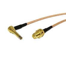 RF RP SMA Гнездовой переключатель 3G соединитель модема MS156 кабель для LTE Yota One LU150/Huawei E1550 E171 E153/ZTE MF100 MF180 15 см 2024 - купить недорого