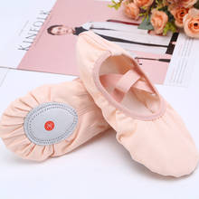 Womens Ballet Dance Shoes Cotton  Pointe  with Elastic band Classic Canvas Split-Sole  Slippers for Women 2024 - buy cheap