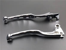 Alavanca cromada de caveira para suzuki marauder volusia 800 boulevard c50, m50, tops 2024 - compre barato