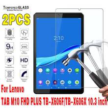2Pcs Tempered Glass Tablet Screen Protector for Lenovo Tab M10 FHD Plus TB-X606F/TB-X606X 10.3'' Free HD Clear Protective Film 2024 - compre barato