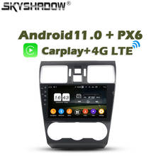 720P Carplay PX6 reproductor de DVD del coche de la DSP Android 11,0 4G RAM + 64GB ROM GPS RDS Radio wifi Bluetooth 5,0 para Subaru WRX 2016, 2017 2024 - compra barato
