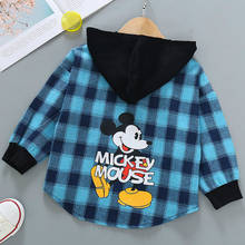 Children's Spring and Autumn Shirts Boys and Girls Thin Long-sleeved Shirts 2020 New Children's Cardigan Plaid Casual Shirts 2024 - купить недорого