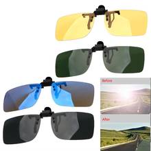1PC Car Driver Goggles Anti-UVA UVB  Polarized Sun Glasses Driving Night Vision Lens Clip On Sunglasses Interior Accessories 2024 - buy cheap