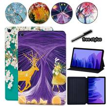 For Samsung Galaxy TAB A7 10.4 2020 T500 T505 Anti-fall Tablet Cover Case High Quality Leather Painting Pattern Protective Shell 2024 - buy cheap