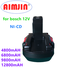 Аккумуляторная батарея для Bosch 12 В, 6,8/9,8/VE-2/12, 8 Ач, PSR, GSR 12 В, AHS, GSB, GSR 12, BAT043, BAT045, BAT046, BAT049, BAT120, BAT139 2024 - купить недорого