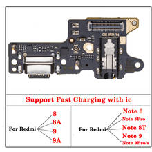 1pcs Bottom USB Charger Port Connector Flex For Xiaomi Redmi 8 8A 9 9A Note 8 9 9S Pro  Dock Charging Flex Cable Replacement 2024 - buy cheap