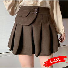 Black Y2k Vintage Multi-pocket Pleated Black Mini Skirt XXL Fall Fashion Spring Preppy Style Casual High Waist Brown Short Skirt 2024 - buy cheap