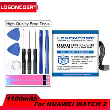 LOSONCOER HB512627ECW 1100mAh Latest Production Battery For HUAWEI Watch 2 Pro 4G EO-DLXXU LEO-B09 Watch GT Battery 2024 - buy cheap