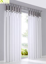 European Superfine Fibre Curtains for Living Room Kitchen Window Treatments White Roman Curtain for Bedroom 2024 - buy cheap
