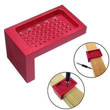 Woodworking Scriber T-type Ruler Hole Scribing Gauge Aluminum Alloy Measuring Tool Hole Ruler T50 Woodworking Mini Scribe 2024 - buy cheap